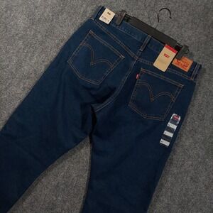 Levi's Wedgie Fit Jeans Womens 32 Dark Wash High Rise Slim Tapered Denim 34x27